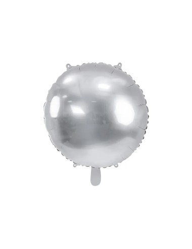 Ronde Folieballon Zilver (3...