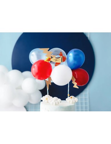Cake Topper ballon "Vliegtuig"