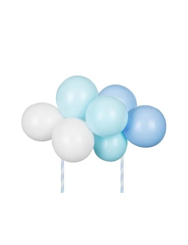 Cake Topper ballon blauw