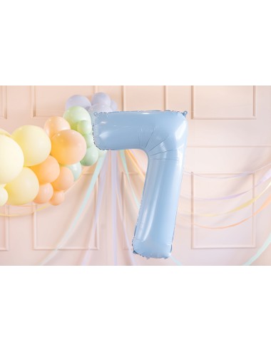 XL Folieballon cijfer blauw