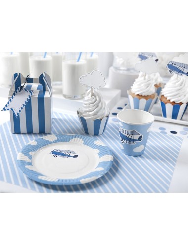 Cupcake Wrappers blauw...