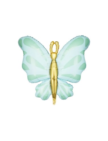 Folieballon Vlinder Mint...