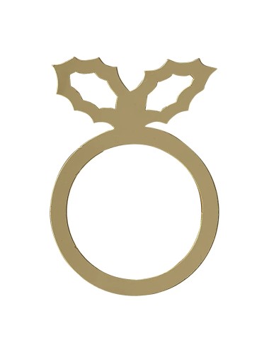 Servetring goud hulst (6 st.)