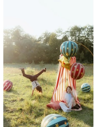 Folieballon sterren rood...