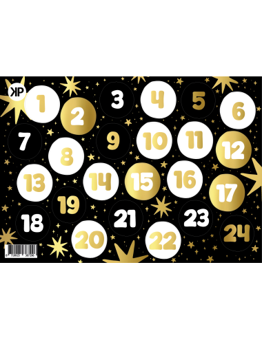 Advent Stickervel