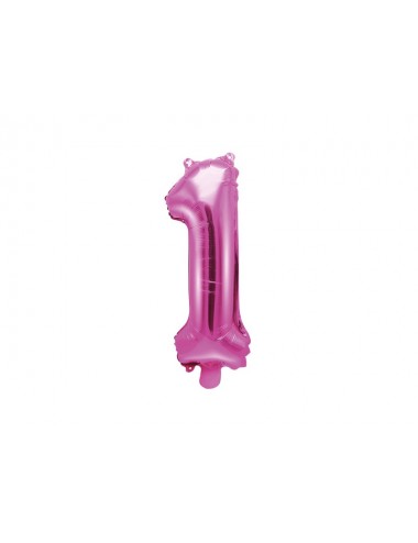 Folieballon cijfer roze