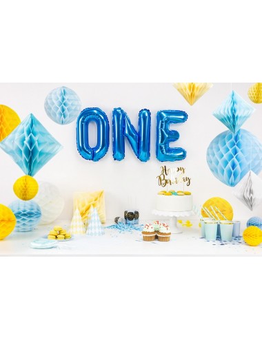 Folieballon letter blauw