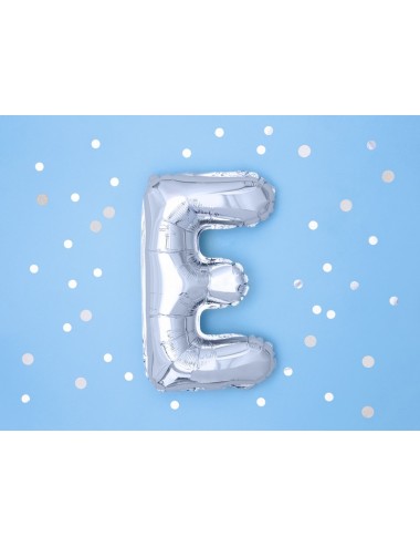 Folieballon letter zilver