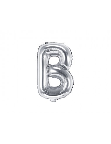 Folieballon letter zilver