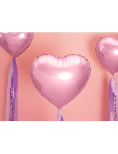 Folieballon hart roze