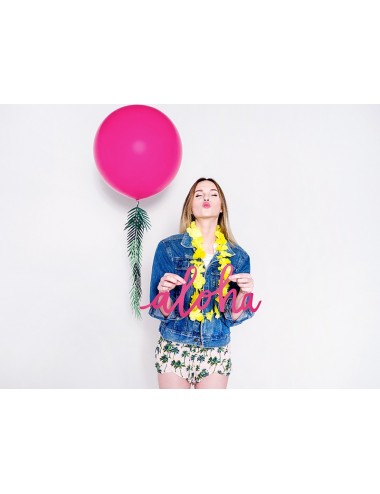 XL Ballon pastel fuchsia