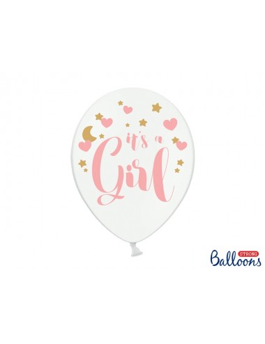 Ballonnen "It's a girl"  (6st)