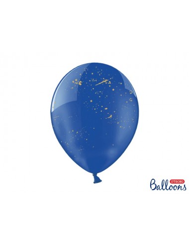 Ballonnen "Splash" blauw (6st)