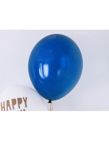 Ballonnen "Splash" blauw (6st)