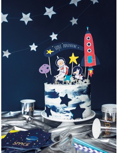 Cake toppers "Space" (7st)