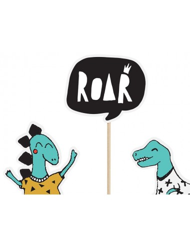 Cake toppers "Dino" (5st)