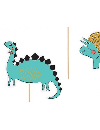 Cake toppers "Dino" (5st)