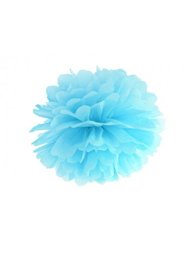 Pompom blauw