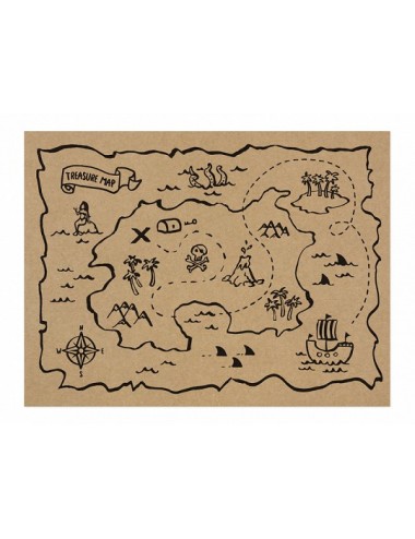 Papieren placemats...