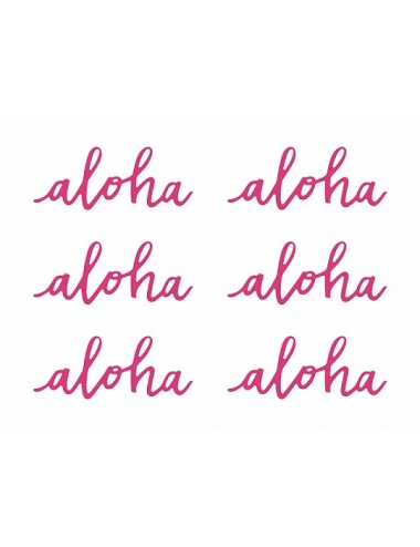 Decoratie Aloha (6st)