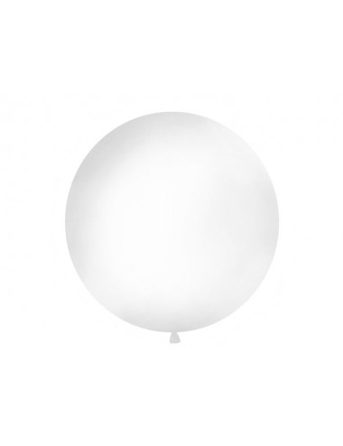 XL Ballon pastel wit