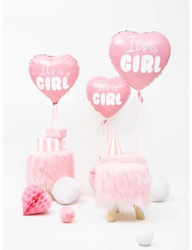 Folieballon "It's a girl"