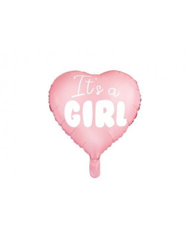 Folieballon "It's a girl"