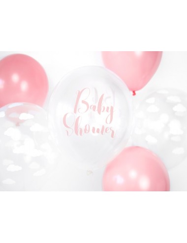 Ballonnen "Babyshower" roze...