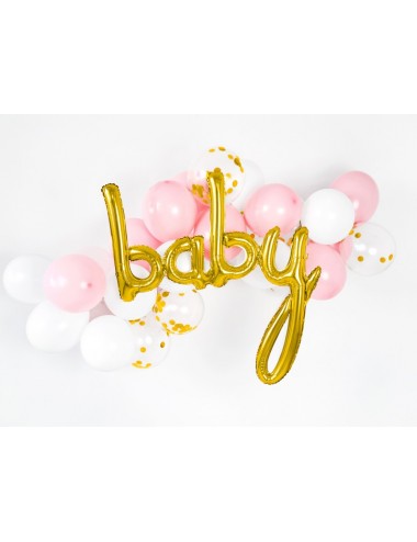 Folieballon goud "baby"