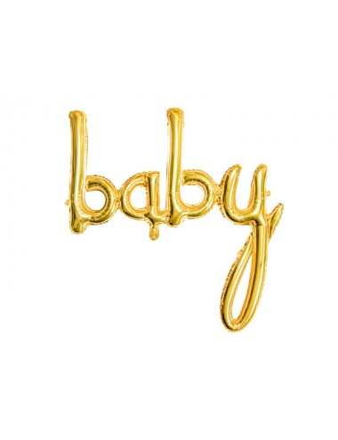 Folieballon goud "baby"