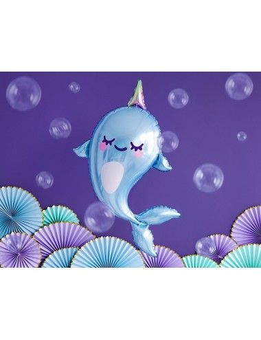 Folieballon Narwhal