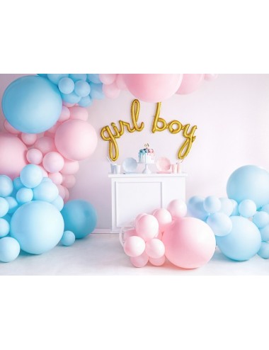 XL Ballon pastel light blue