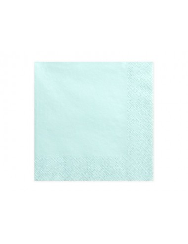 Licht Turquoise servetten...