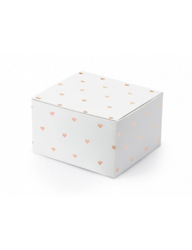 Boxjes wit met rosegouden...