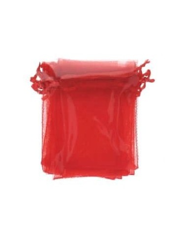 Organza zakje rood (2st.)