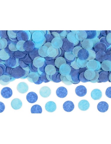 Confetti mix blauw