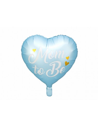 Folieballon "Mom to be" blauw