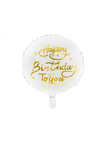 Folieballon "Happy birthday...