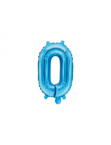 Folieballon cijfer blauw