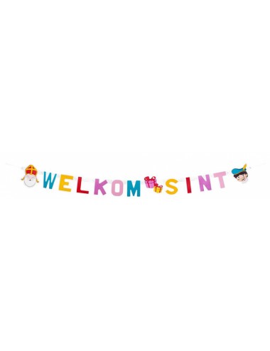 Slinger "Welkom Sint"