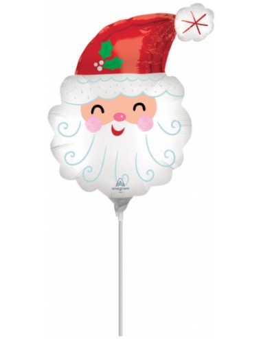 Folieballon "Smiley Santa"