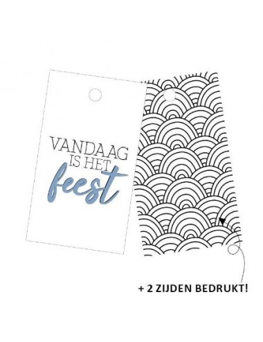 Cadeaulabels "Vandaag is...