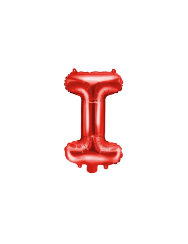 Folieballon letter rood