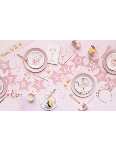 Slinger roze "Babyshower"