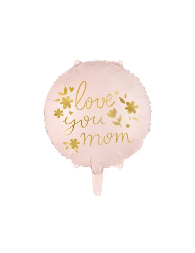 Folieballon "Love you mom"