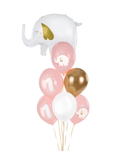 Ballonnenmix roze olifant...