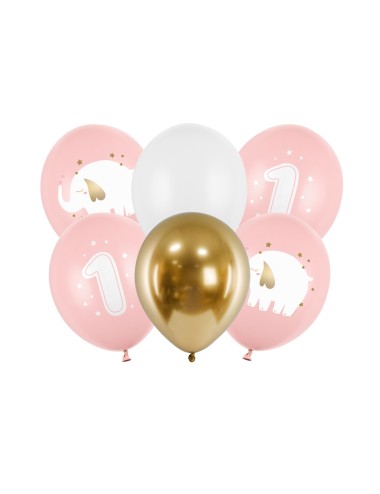 Ballonnenmix roze olifant...