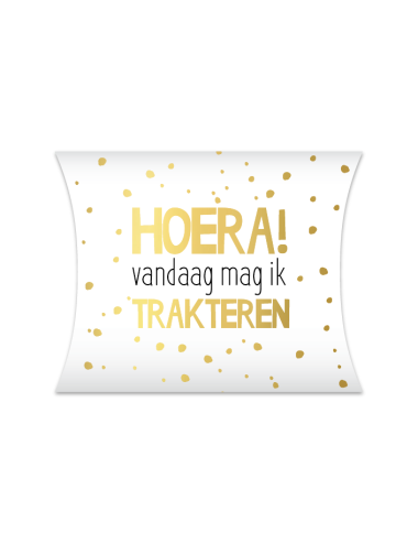 Gondeldoosje "Hoera vandaag...