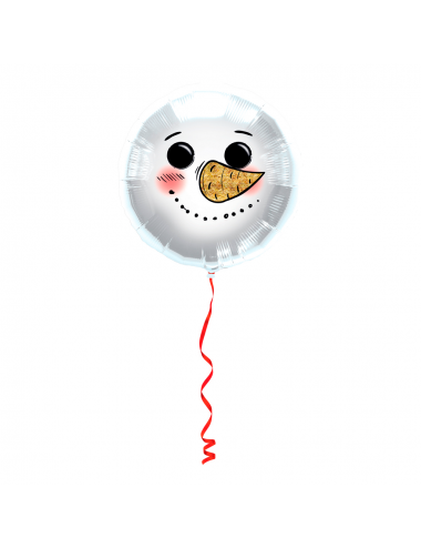 Folieballon Sneeuwpop - 45cm